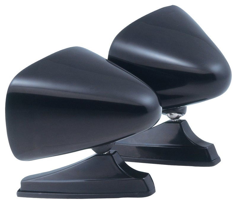 K Source Universal Dual Sport Mirror Twin Pack â€“ Driver & Passenger Side, 5 7/8" x 3 7/8", Black Finish, Easy Install, For Most Cars, Vans, SUVs & Trucks